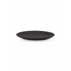 Assiette ovale - Noir mat - 25,5cm