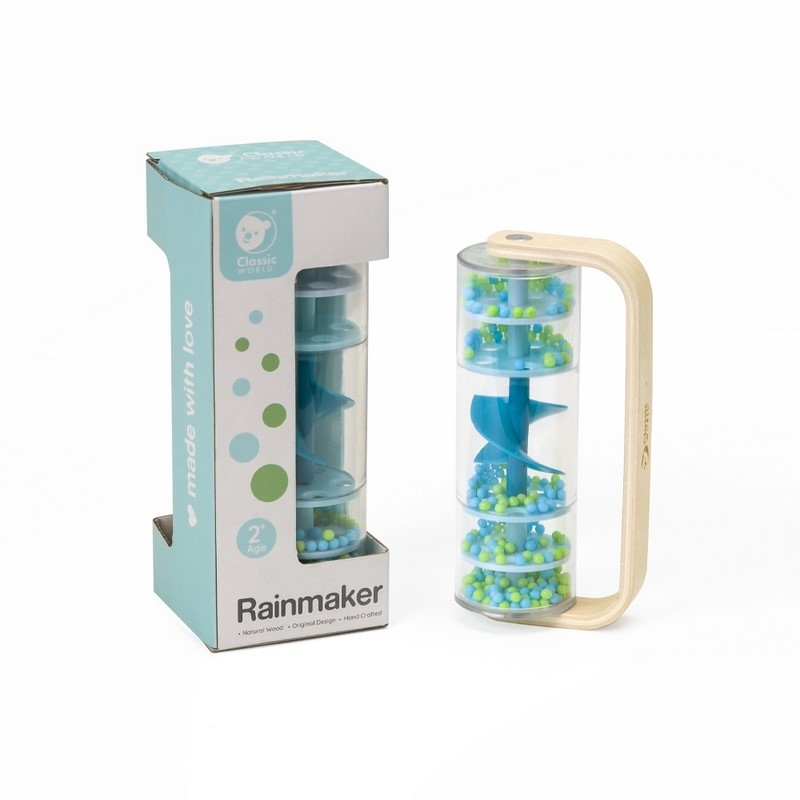 Baton de pluie bleu - 7x4,5x14,6cm