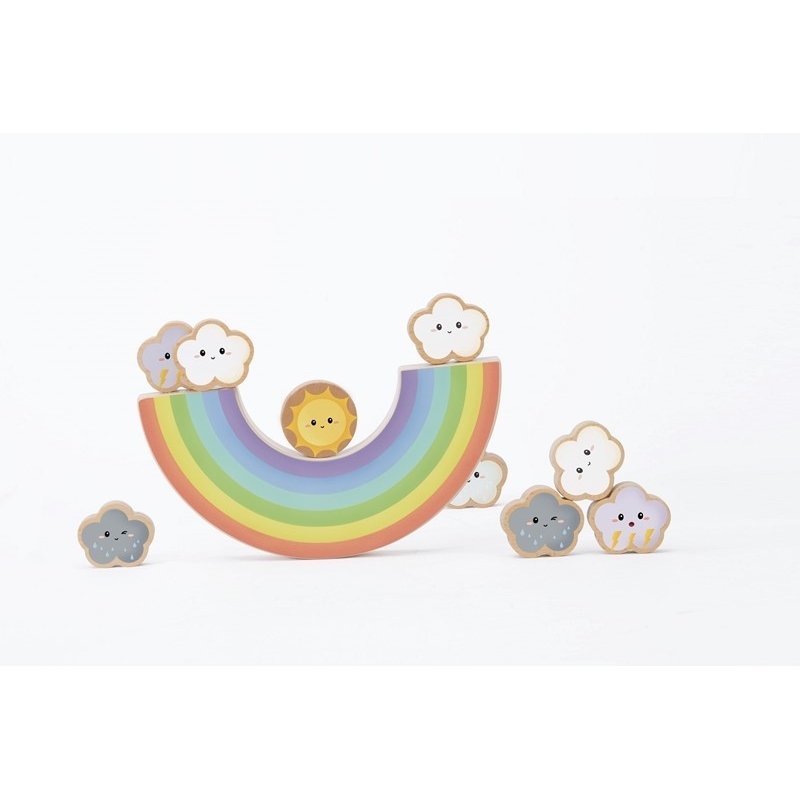 Arc-en ciel équilibre - 18x9x3,2cm