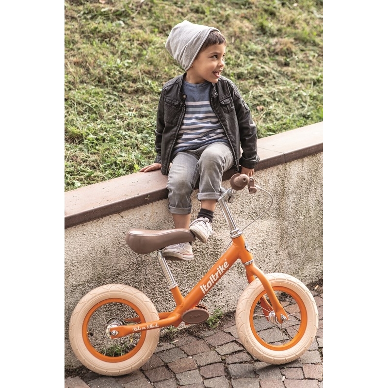 Fruit collection - Draisienne Alu - Roues 12" Pneu - Frein arrière - Orange