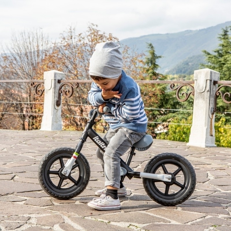 Pista - Draisienne Acier - Roues 12" EVA - Noire - 2/5ans