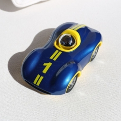 Voiture Speedy Le Mans - Bleu Roi/Jaune - 16,5cm