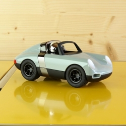 Voiture miniature vintage (Porsche Targa) -...