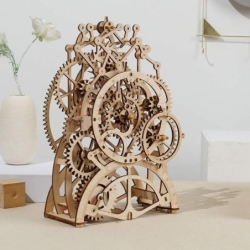 Maquettes 3D en bois - Horloge à pendule
