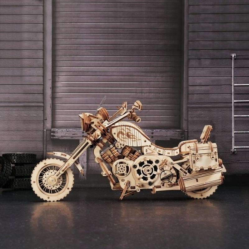 Maquettes 3D en bois - Moto