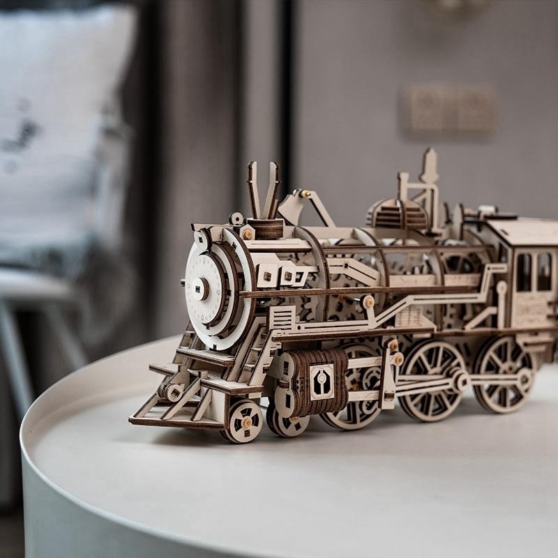 Maquettes 3D en bois - Locomotive