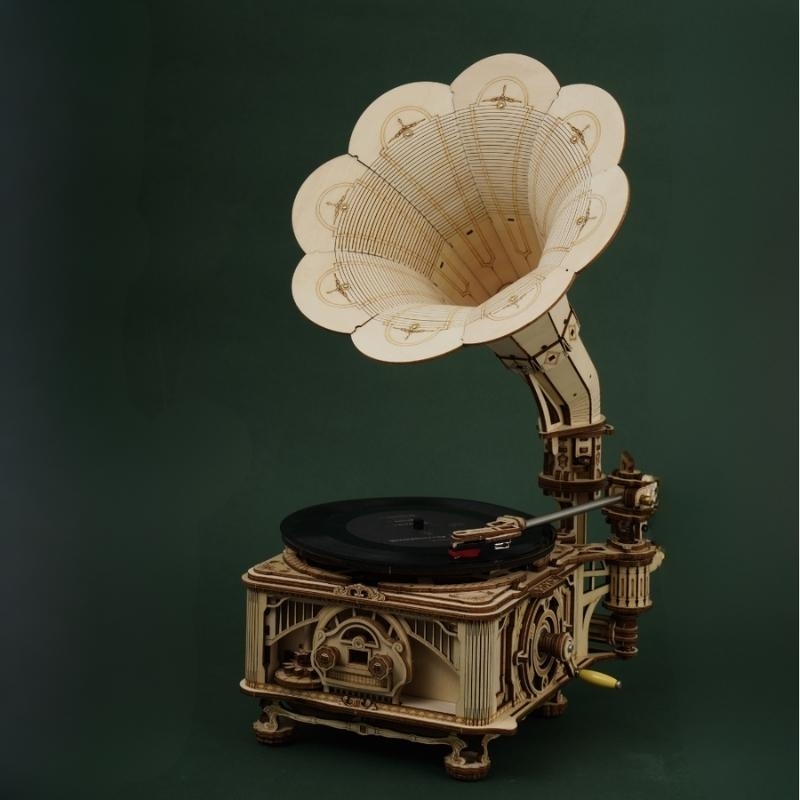 Maquettes 3D en bois - Gramophone (manuel)