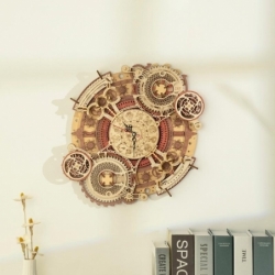 Maquettes 3D en bois - Horloge signe du zodiac