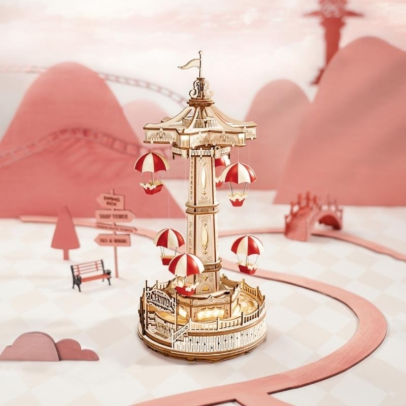 Maquettes 3D en bois - Parachute