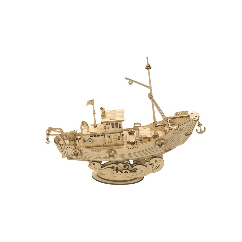 Maquettes 3D en bois - Bateau volant