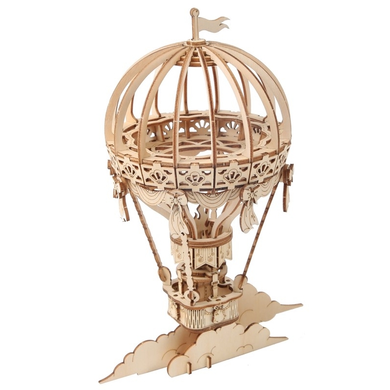 Maquettes 3D en bois - Mongolfière