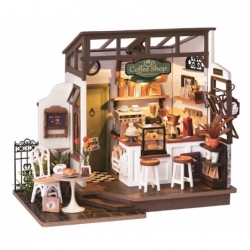 Maquettes 3D en bois - Maison Miniature - Café...