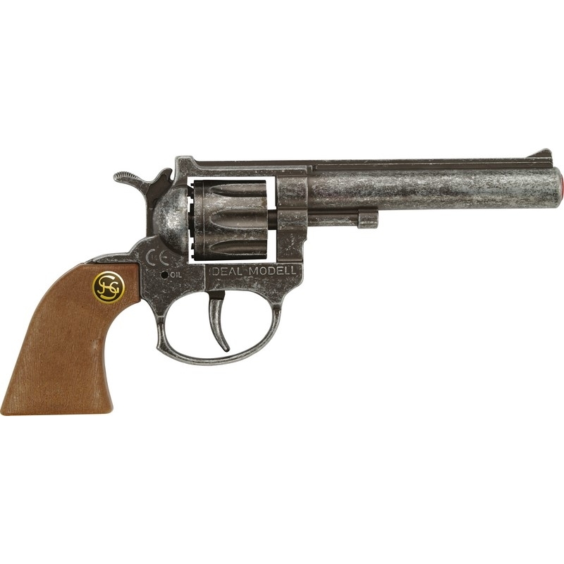 Revolver VIP antique - 8 coups - 19cm - Métal