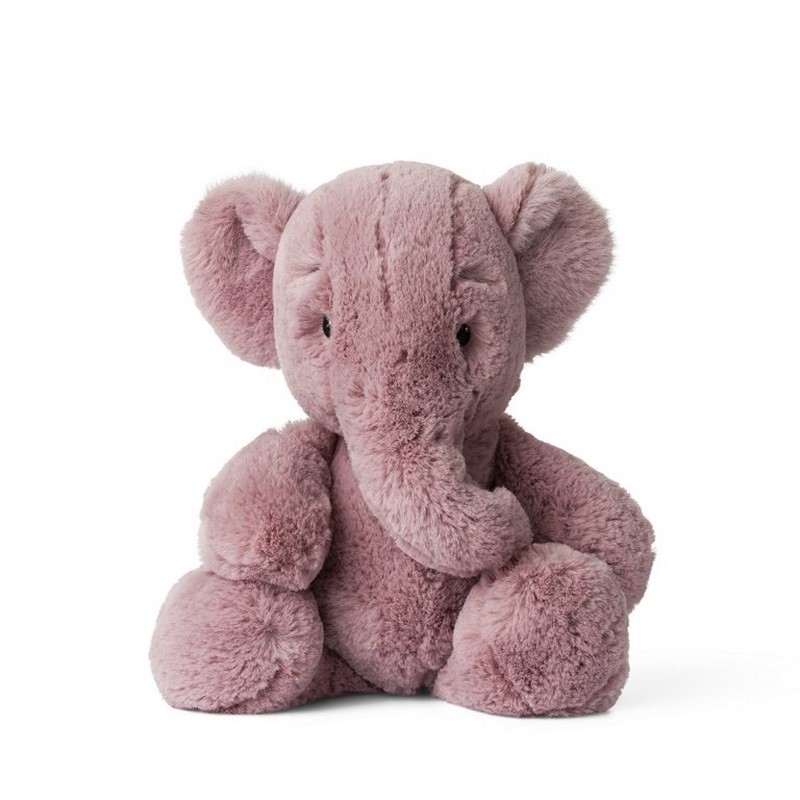 Cub Club - Peluche Ebu l'éléphant rose extra-soft - 23cm