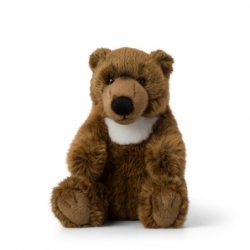 Peluche Grizzly assis - 20 cm