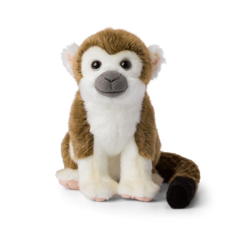 Peluche Singe écureuil assis - 23 cm