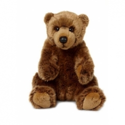 Peluche Grizzly assis - 23cm