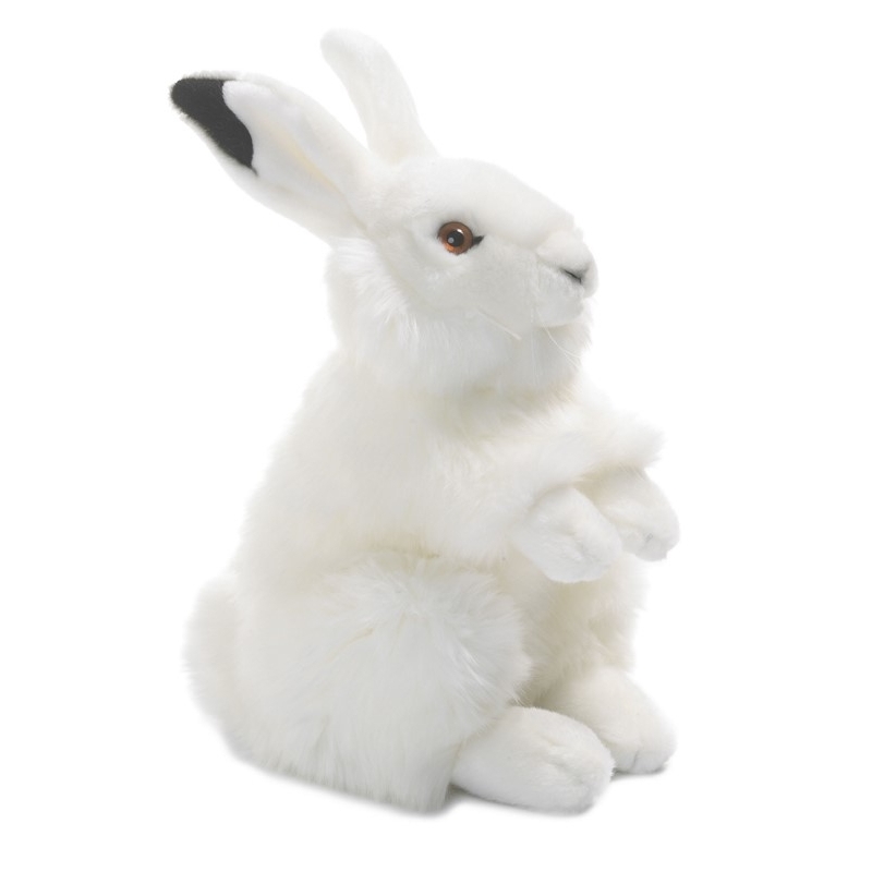 Peluche Lapin des neiges - 24cm
