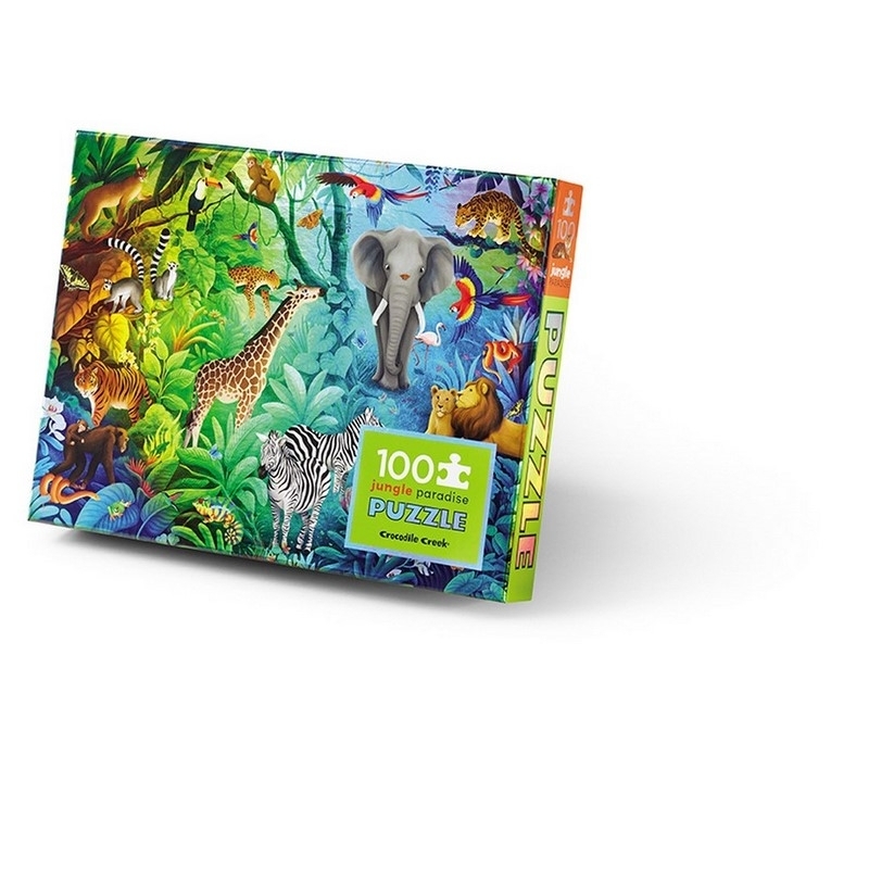 Puzzle Holographique - 100 pcs - Jungle Paradise - 5a+