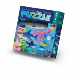 Puzzle Holographique - 60 pcs - Requin - 4a+