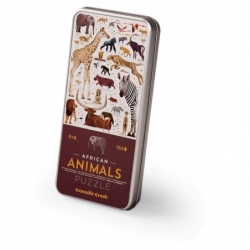 Puzzle boîte métal - 150 pcs - Les animaux...