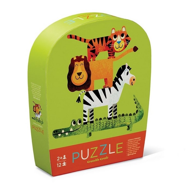 Mini Puzzle - 12 pcs - Les amis de la jungle - 2a+