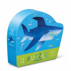 Mini Puzzle - 12 pcs - Requin - 2a+