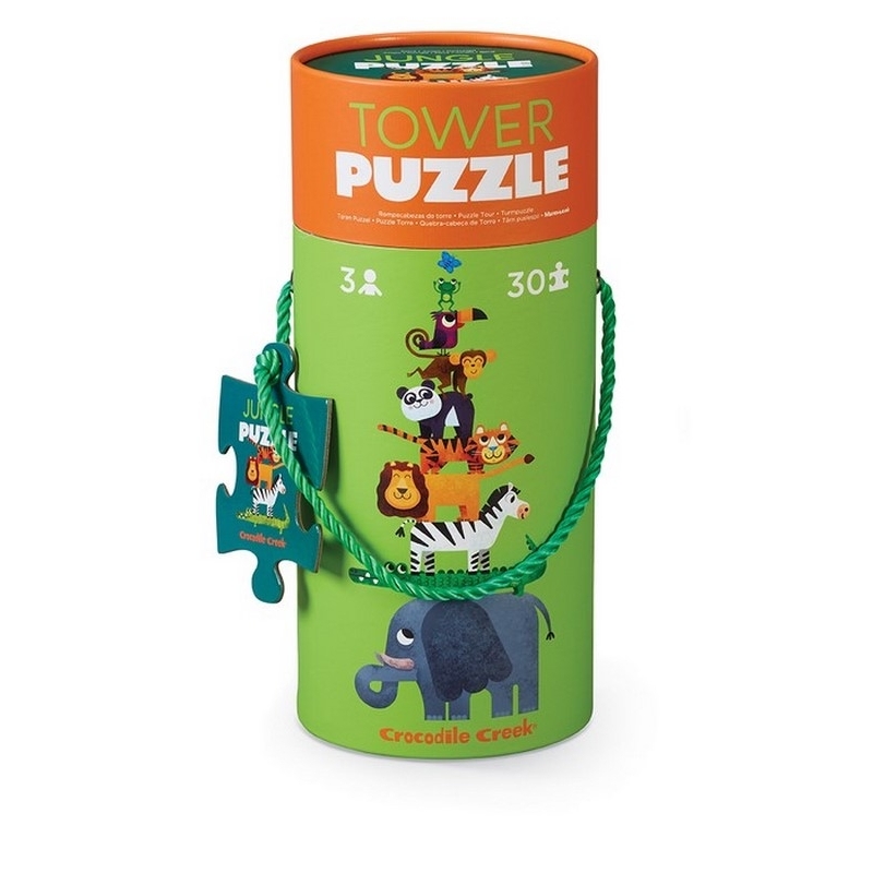 Puzzle Baril - 30 pcs - Jungle - 3a+