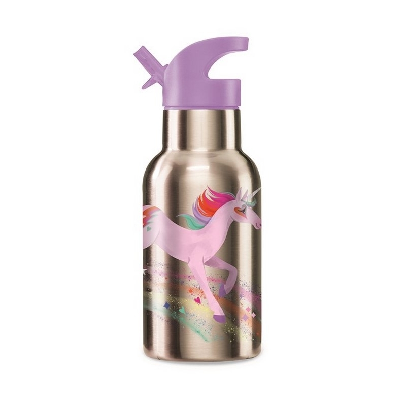 Gourde en acier inoxydable - Galaxie licorne