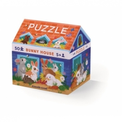 Puzzle - 50 pcs - La maison des lapins