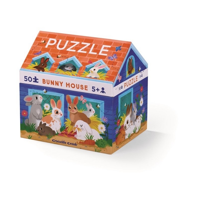 Puzzle - 50 pcs - La maison des lapins