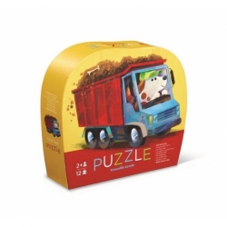 Mini Puzzle - 12 pcs - Go Le chien - 2a+