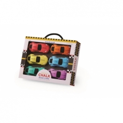 Craies - Set de 6 voiture de course - 3a+