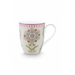 Grand mug Lily & Lotus Blanc Cassé - 350ml