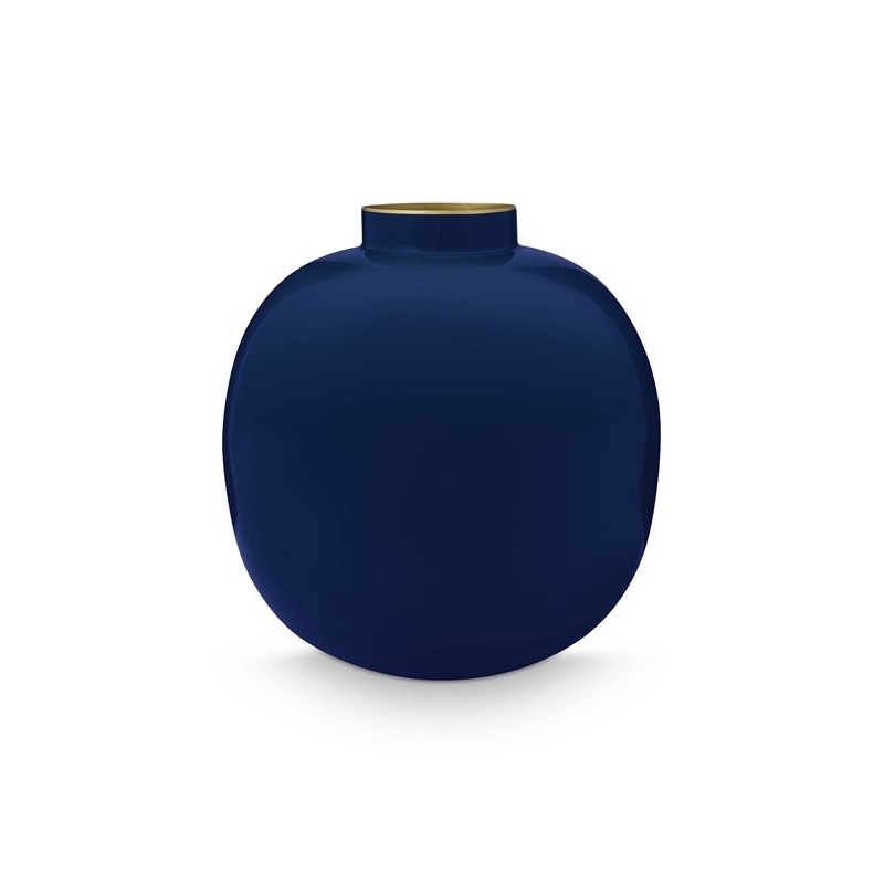 Vase métal - Bleu - 23cm