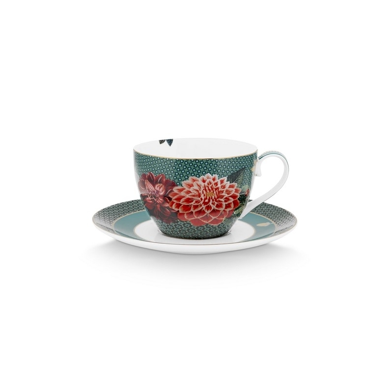 Paire tasse à thé Winter Wonderland Rossignol - Vert - 280ml