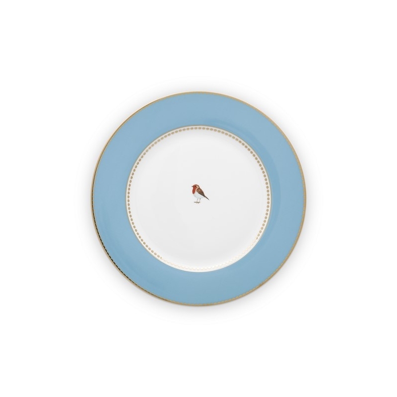 Love Birds Assiette plate Bleu - 26,5cm