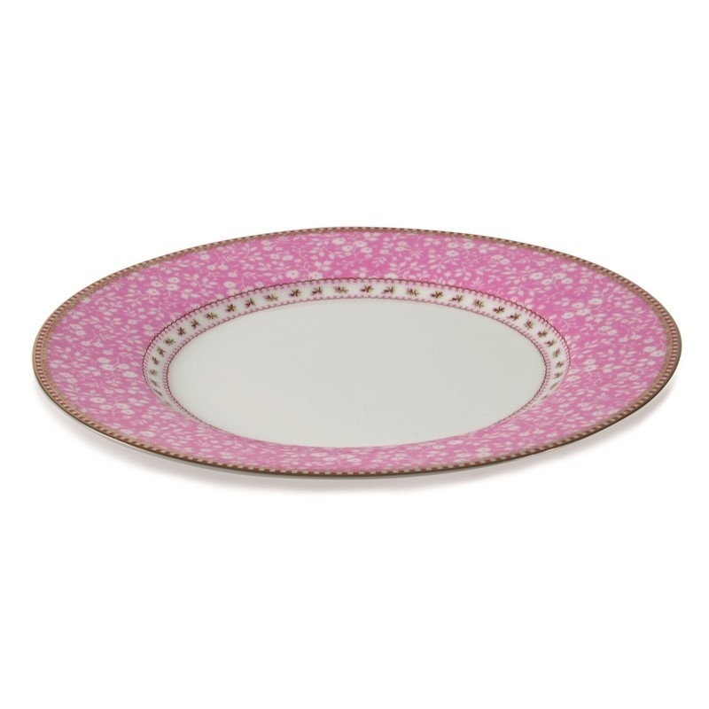 Assiette plate Early Bird Lovely Branches Rose - 26,5cm