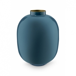 Vase métal Bleu 32cm