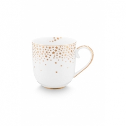 Petit mug - Royal Winter White - Blanc / Or -...