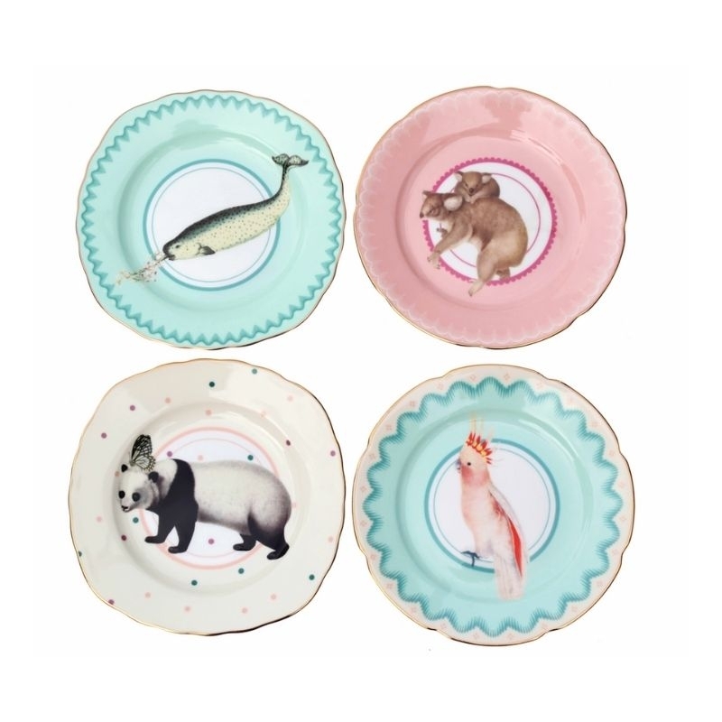 Carnival - Coffret 4 assiettes 16,5cm - Animaux