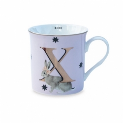 Mug Alphabet "X" for XOXO - Slogan