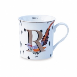 Mug Alphabet "R" for Rebel - Slogan