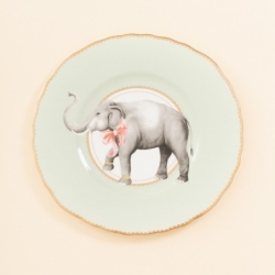 Assiette plate 23cm Elephant - Animal Magic