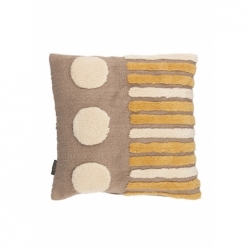 Coussin Gove moutarde - 50x50cm