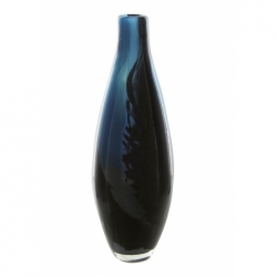 Vase Vanja mini Bleu long - Ø: 7x18cm