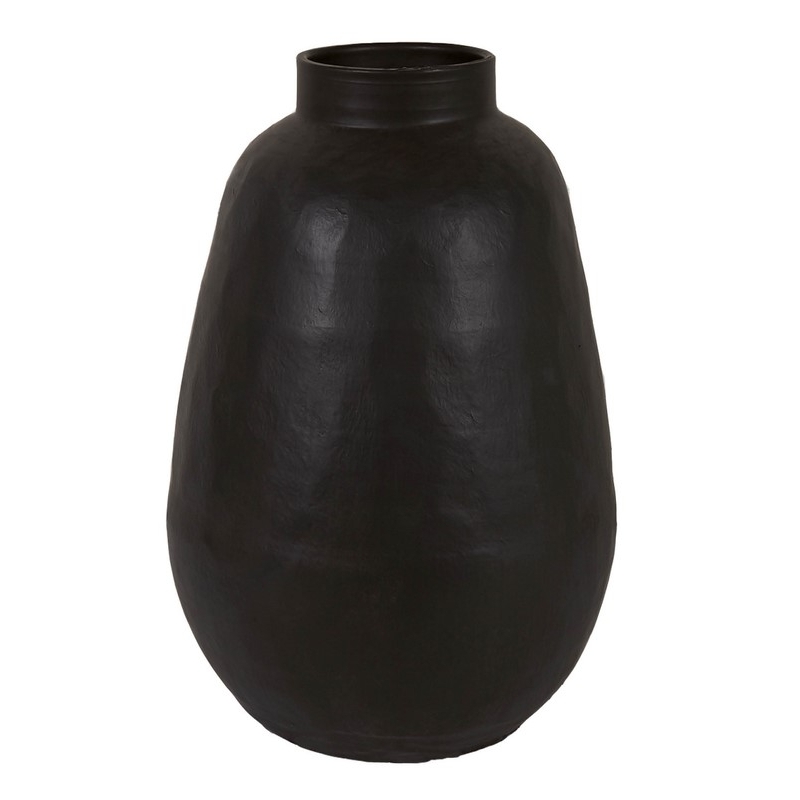 Vase Zoan grande jar Noir - 60x60x77cm