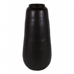 Vase Zanta grande jar Noir - 52x52x99cm