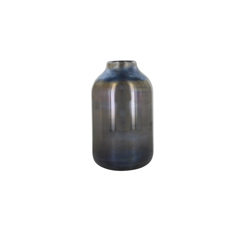 Vase Avon ovale gris - Ø: 15x27cm