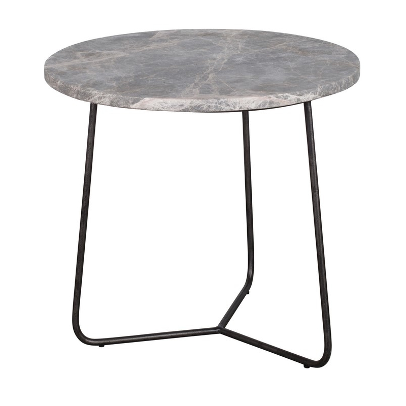 Table basse Minnesota gris - 45x45x43cm